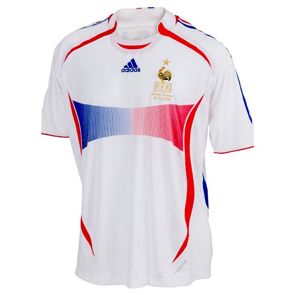 Camiseta Francia Replica Segunda Ropa Retro 2006 Blanco